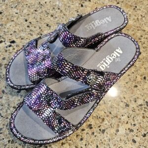 Alegria Women's Sandals - Purple and Black